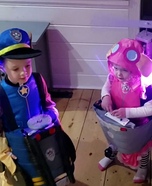 Paw Patrol Chase & Skye Homemade Costume