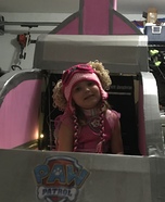 Paw Patrol Skye flying in her Helicopter Homemade Costume