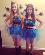Homemade Peacock Costumes