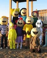 Peanuts Gang Homemade Costume