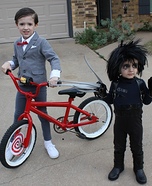 Pee-Wee and Edward Scissorhands Homemade Costumes