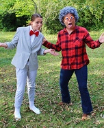 Peewee Herman & Large Marge Homemade Costume