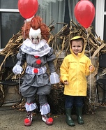 Pennywise and Georgie Homemade Costume