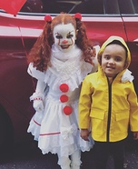 Pennywise and Georgie Homemade Costume