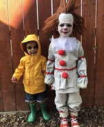 Pennywise and Georgie Homemade Costume