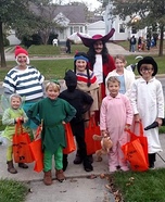 Peter Pan and the Crew Homemade Costume