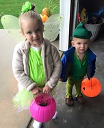 Peter Pan and Tink Homemade Costume
