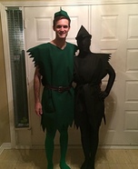 Peter Pan & his Shadow Homemade Costume