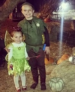 Peter Pan & Tinker Bell Homemade Costume