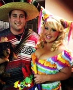 Pinata and a Mexican DIY Couple Costume