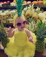 Pineapple Cutie Baby Homemade Costume