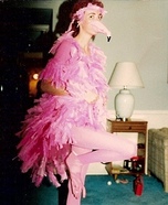Pink Flamingo Homemade Costume