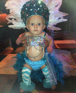 Pint Sized Las Vegas Show Girl Homemade Costume