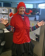 Pippi Longstockings Homemade Costume