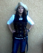 Homemade Pirate Costume for Women