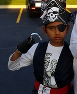 Homemade Pirate Costume for Boys