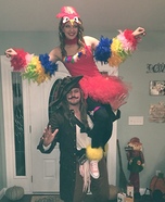 Pirate and Parrot Homemade Costume