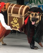 Pirate Thieves Dog Homemade Costume