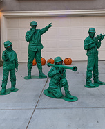 Plastic Green Army Men Homemade Costume