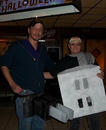 Homemade Plug and Socket Couples Costume