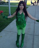 Poison Ivy Girl's Homemade Costume