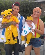 Creative DIY Pokemon Family Costume
