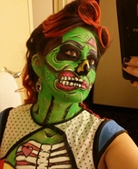 Pop Art Zombie Homemade Costume