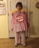 Pop Corn Homemade Costume