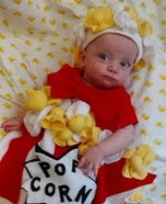 Easy DIY Popcorn Baby Costume