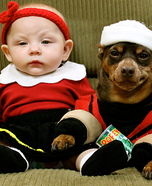 Popeye and Olive Oyl Homemade Costume