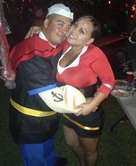Popeye & Olive Oyl Couple Costume