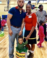 Popeye, Olive Oyl & Spinach Homemade Costume