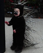 DIY Porcupine Baby Costume