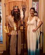 Poseidon & Aphrodite Homemade Costume