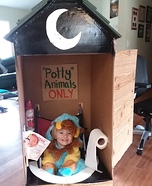 Potty Animal Homemade Costume