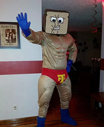 Powdered Toast Man Homemade Costume