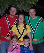 Power Rangers Family Costume