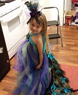 Pretty Little Peacock Homemade Costume