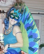 DIY Pretty Peacock Costume for Women