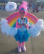 Princess Poppy with Cloud Guy Homemade Costume