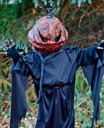 Homemade Pumpkin Head Costume