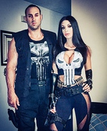 Punishers Couple Homemade Costume