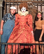 Queen Elizabeth Back from the Dead Homemade Costume