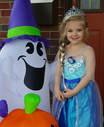 Queen Elsa Homemade Costume