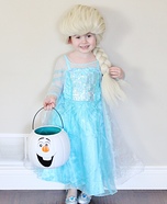 Queen Elsa Homemade Costume