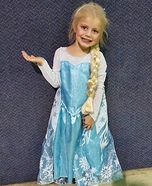 Queen Elsa Homemade Costume