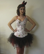 Homemade Queen of Hearts Costume