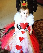 Queen of Hearts Baby Homemade Costume