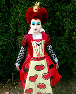DIY Queen of Hearts Costume for Girls