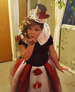 Queen of Hearts Girl's Costume